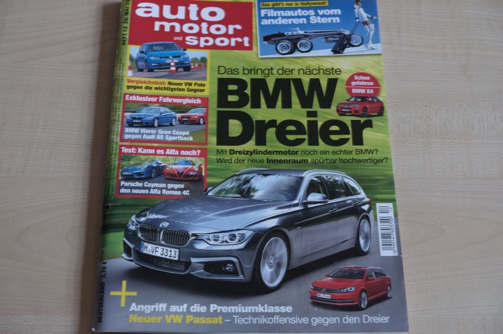 Deckblatt Auto Motor und Sport (12/2014)